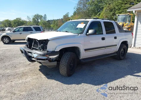 2005 Chevrolet Avalanche 1500 Z71 из США, поврежденный, VIN 3GNEK12Z75G158699